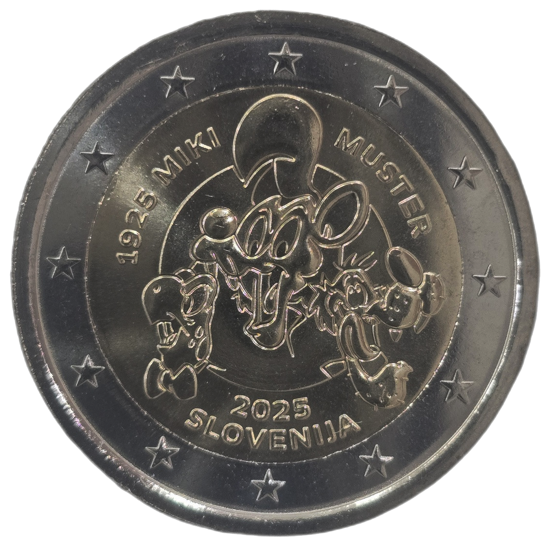 2 euros conmemorativa Centenario del nacimiento de Miki Muster